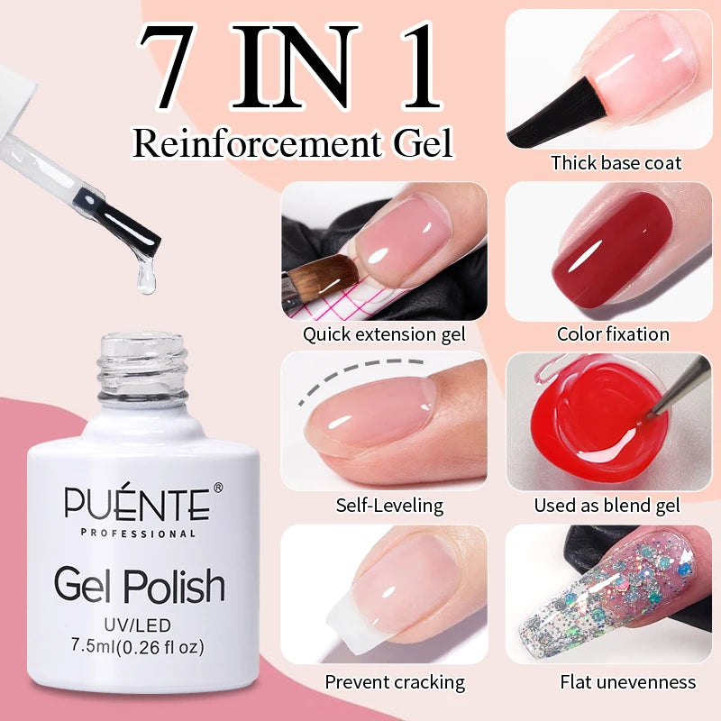 Solid Nail Tip Gel For Quickly Extend Nail Transparent 3D Modeling Carve Gel Soak Off UV Nail Art Gel Varnish 15ML Function Gel