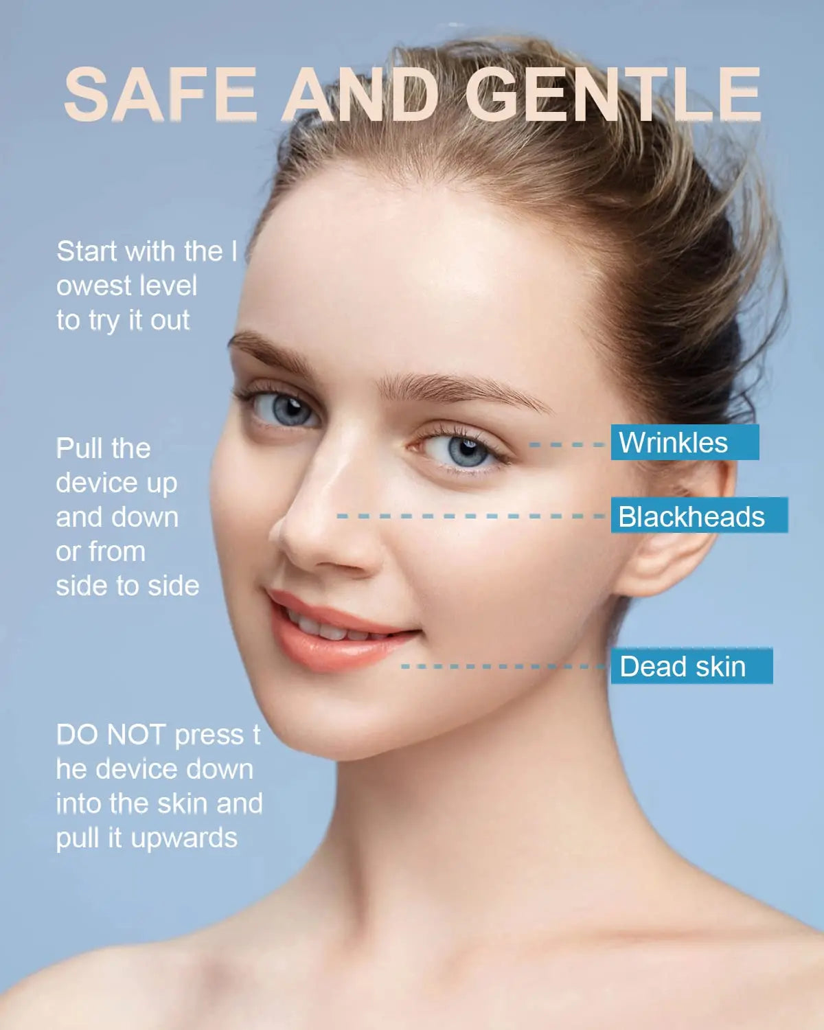 Aspirador de Cravos Limpador de Acne Remoção
