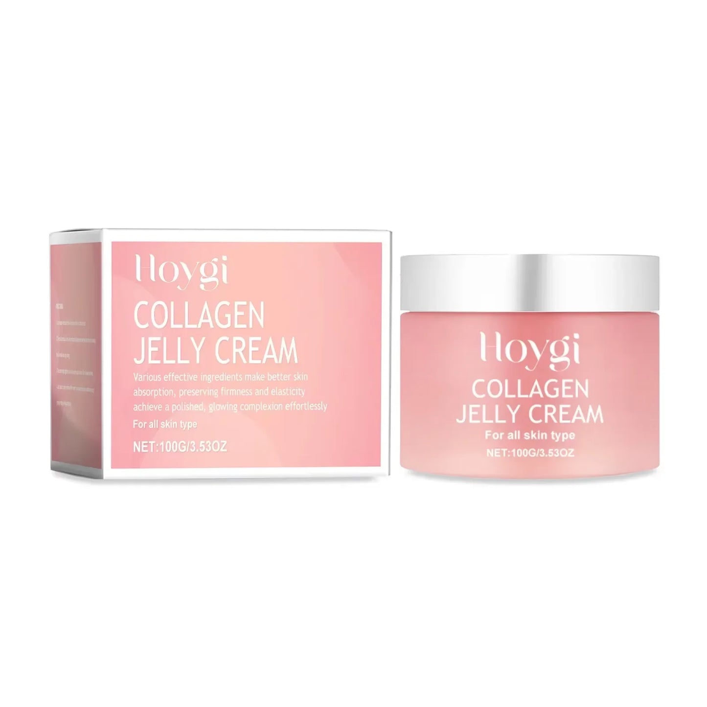 Creme Gel de Colágeno com Niacinamida para Rosto 100ml - Efeito Firmador, Calmante, Hidratante, Anti-idade