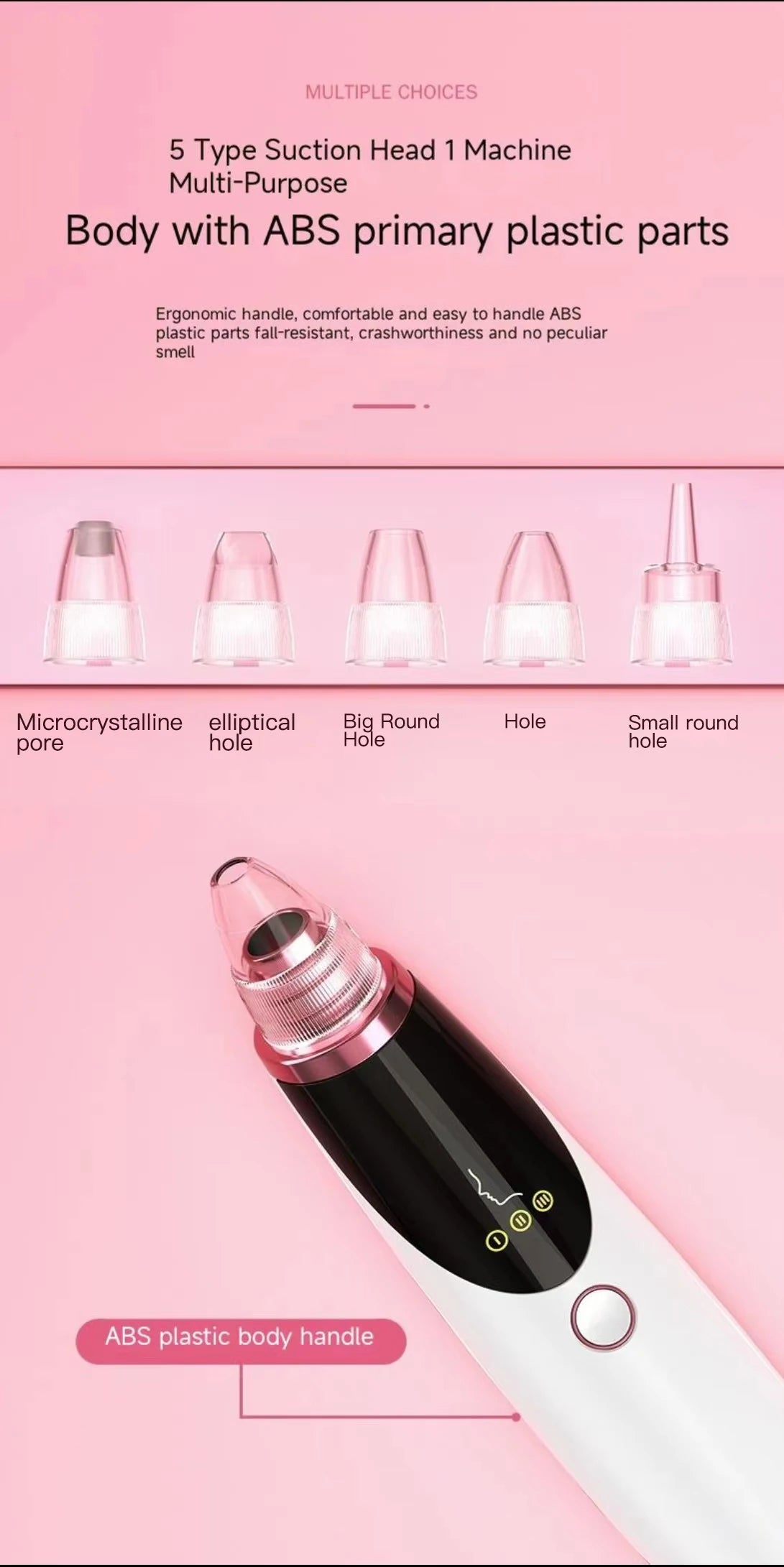 Dispositivo Elétrico de Limpeza de Poros e Acne