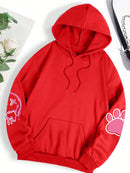 Hip Hop Street Casual Impresso Feminino Hoodies Moda Hoodie Oversize Solto Novos Moletons Outono Quente Fleece Roupas