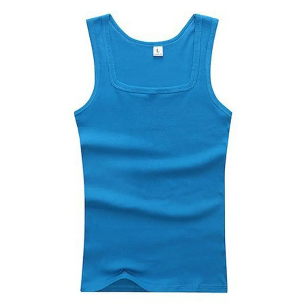 Venda imperdível de roupas masculinas de verão, camiseta básica elástica feminina, camiseta masculina sem mangas de algodão puro, camiseta fitness para musculação