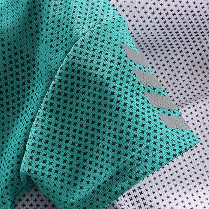 Conjunto de roupas de verão para meninas de bebê respirável esporte futebol jogging camisetas e shorts 2 PCS terno crianças menino Top Bottom Tracksuits