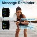 Para GTS Novo Relógio Inteligente Tela HD de 2,01 polegadas Alerta de Chamadas e Mensagens Bluetooth 100+ Modos de Esporte Smartwatch para Homens e Mulheres GPS NFC