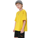 Camisetas clássicas para meninos meninas algodão branco preto camisetas de manga curta para bebê criança Roupas infantis Crianças de 2 a 14 anos