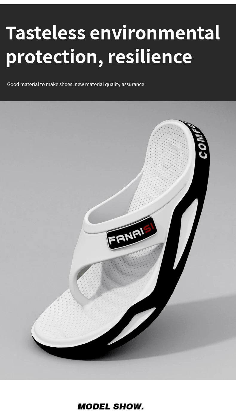 Chinelos Masculinos de Verão Esportes Moda ao Ar Livre e Tendência Sandálias de Praia Confortáveis Homens Sapatos Casuais Chinelos de Casa Sapatos para Casa