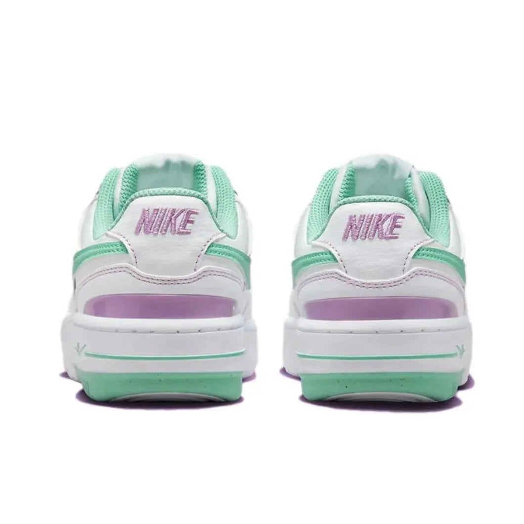 Nike branco verde colorway Gamma Force Sapatos de placa de baixa moda confortáveis antiderrapantes resistentes ao desgaste Modelos masculinos e femininos