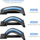 Alongador de Costas para Alívio da Dor nas Costas, Prancha Crackeadora de Costas em Múltiplos Níveis, Suporte para Parte Inferior e Superior das Costas para Hérnia de Disco