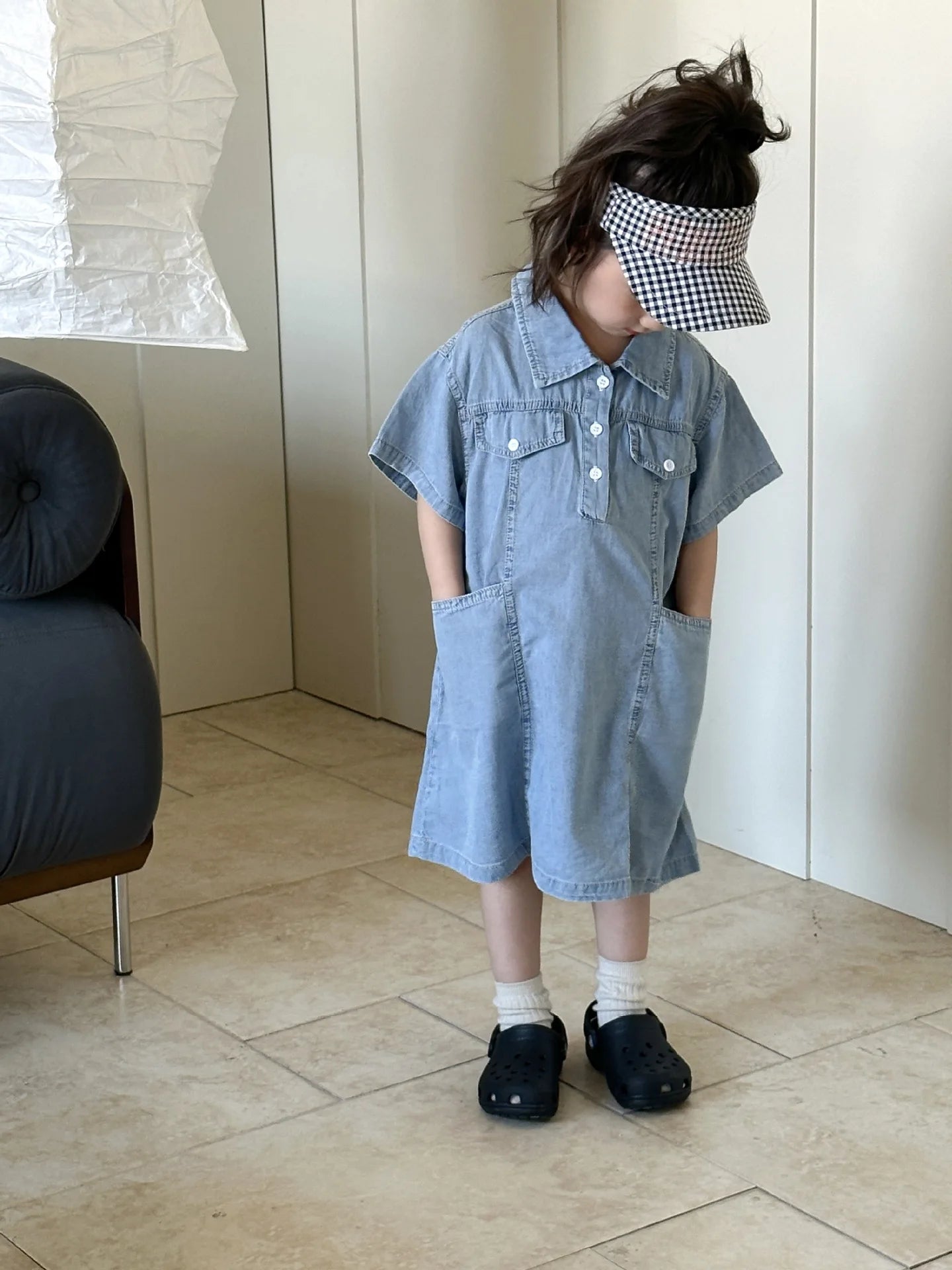 Roupas infantis 2025 verão novo terno jeans para menino ou vestido de menina casual roupas para irmão e irmã