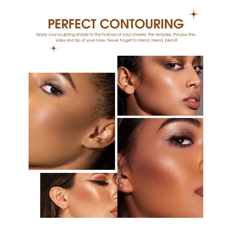 Bastão Contorno Líquido Iluminador Natural Matte Sombra para Nariz Creme de Contorno Duradouro Iluminador para Rosto Maquiagem Cosméticos