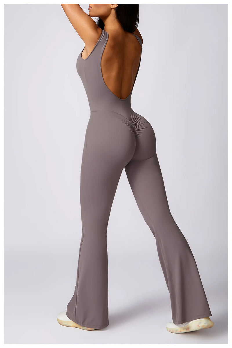 Nova Academia Mulheres Treinamento Yoga Set Sportswear Mulheres One Piece Macacão Macacão de Fitness Treino Feminino Legging Bodysuits