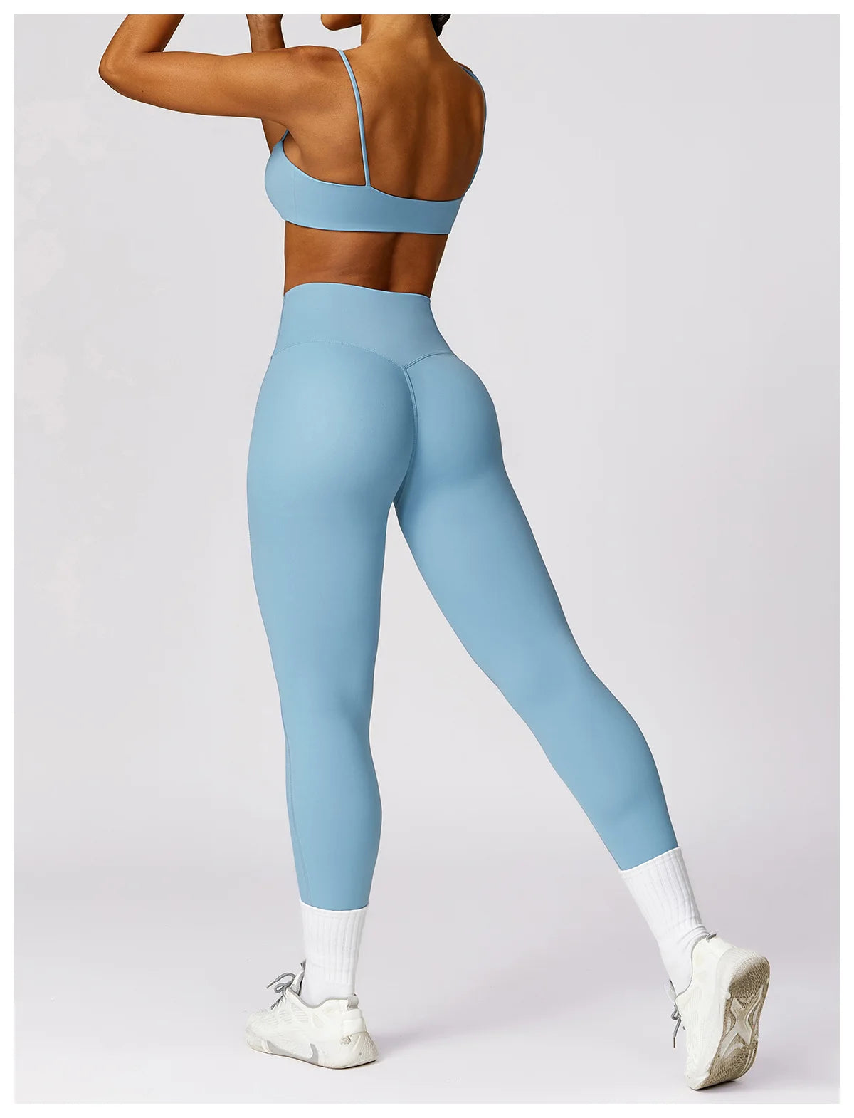 Sexy Fitness Treino Mulheres Conjunto de Ioga Treino Sem Costura Sportswear Roupas de Ginástica Sutiã Esportivo Top Leggings de Cintura Alta Ternos Esportivos