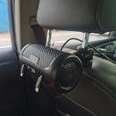 Carregador de Encosto de Cabeça Retrátil Multifuncional para Traseira do Carro 4 em 1 Adaptador Rápido 65W para Notebook/Telefone/iPad Q7C9