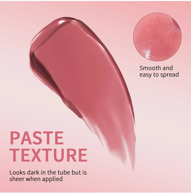 Batom Hidratante de Mel Preto de Longa Duração, Natural, Volumizador de Lábios, Maquiagem, Gloss Preenchedor de Lábios, Cosméticos Esfoliantes para os Lábios