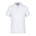 Camiseta Polo Masculina de Manga Curta Em Branco Branco Camisas de Colarinho Preto Camiseta Casual Roupas de Verão Para Homens Camisetas Polos Pour Hommes