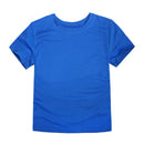 Camisetas clássicas para meninos meninas algodão branco preto camisetas de manga curta para bebê criança Roupas infantis Crianças de 2 a 14 anos