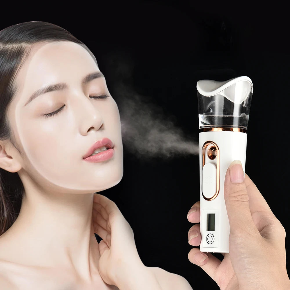 Mini Nebulizador Facial Nano Teste de Pele