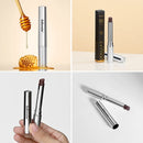 Batom Hidratante de Mel Preto de Longa Duração, Natural, Volumizador de Lábios, Maquiagem, Gloss Preenchedor de Lábios, Cosméticos Esfoliantes para os Lábios