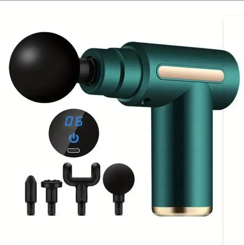 Mini Pistola de Massagem Muscular Protable Body Massager Massageador de percussão portátil profundo para corpo de costas e pescoço perna