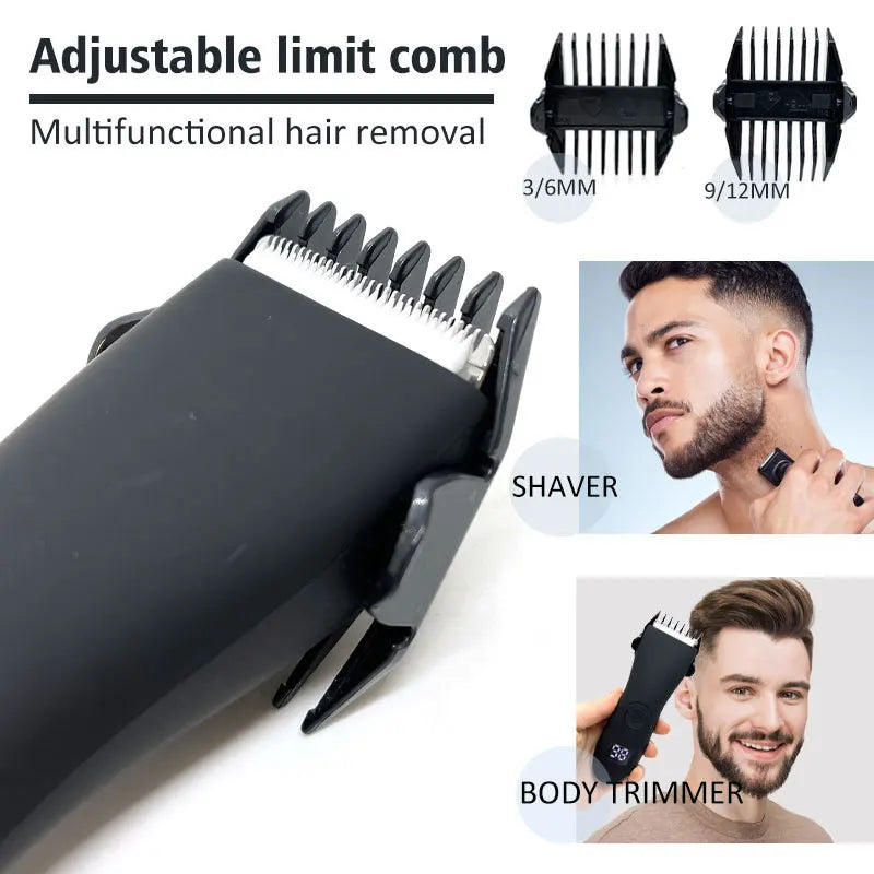Aparador de Cabelo para Homens Áreas Íntimas Zonas Lugares Depilador Barbeador Elétrico Máquina de Barbear para Homem Barba Depilação Corte