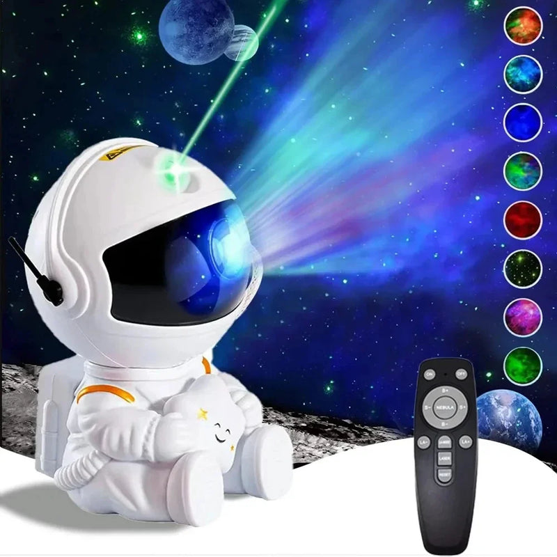 Projetor de Céu Estrelado de Astronauta do Brasil, Luz Noturna de Galáxia, Projetor de Céu Estrelado, Luz de Astronauta LED, Quarto e Sala de Jogos