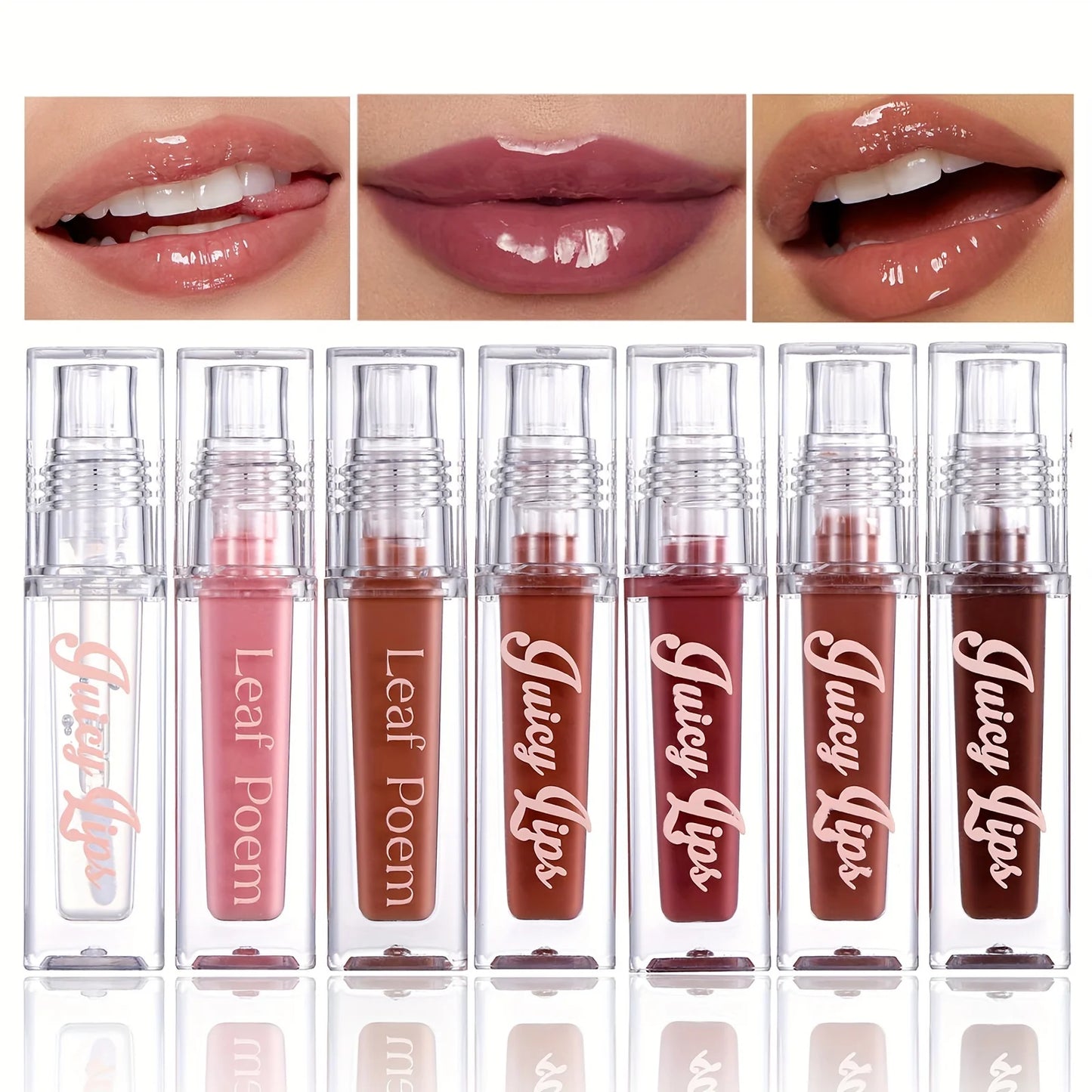 Óleo Labial Hidratante com Cristal - Gloss Preenchedor