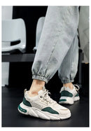 Sapatos masculinos novos tênis masculinos respiráveis de malha de verão quente sapatos casuais com sola grossa marca de orgasmo