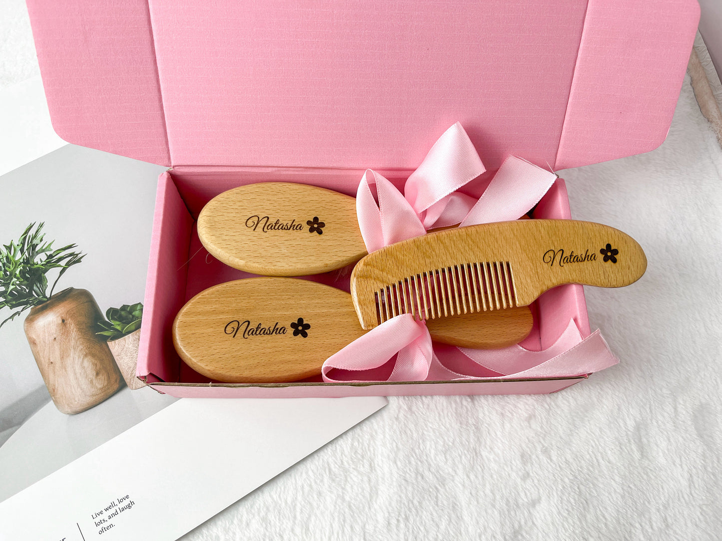 Escova de Cabelo para Bebê Personalizada