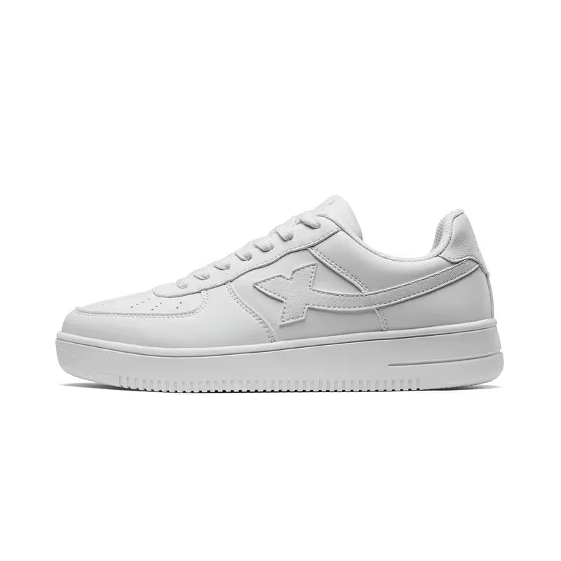 Xtep Homens Sapatos de Skate Antiderrapante Casual Branco Casal Tênis de Skate Masculino Feminino Sapatos de Marca de Luxo 881219319851