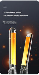 Mini Chapinha e Modelador 2 em 1 - Cerâmica, Aquecimento Rápido 140-220°C - Prancha Portátil para Cabelos Curtos e Viagens