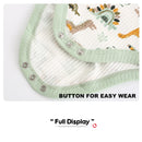 Kiddiezoom 3 PCS Moda Verão Manga Curta Cartoon Baby Bodysuit Algodão Recém-nascido Menino Menina Roupas