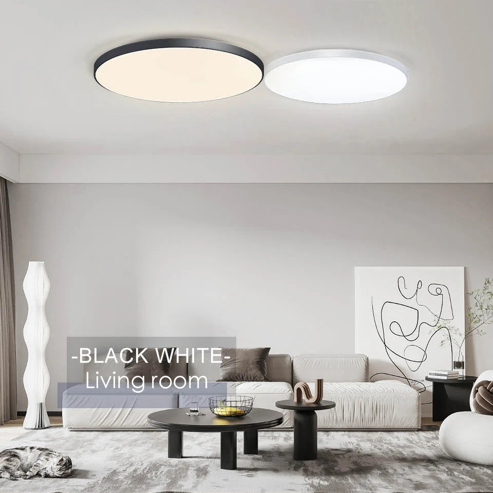 MARPOU Lâmpada de teto inteligente lâmpada led para luzes de teto de quarto com controle remoto Luzes led reguláveis para sala de estar