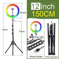 Luz de Anel LED 14 polegadas para Fotografia - Tripé com Luz de Anel para Transmissão ao Vivo
