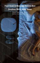 Banheira de Pés com Massagem Totalmente Automática, Aquecimento, Dobrável, Temperatura Constante, Lavagem de Pés, Alívio de Pressão, Massageador Relaxante, Spa