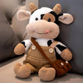 26 CM Simulação Animais de Gado Brinquedos de Pelúcia Cartoon Leite Vaca Boneca de Pelúcia Macio Suéter de Pelúcia Travesseiro de Vaca Brinquedo de Decoração de Casa