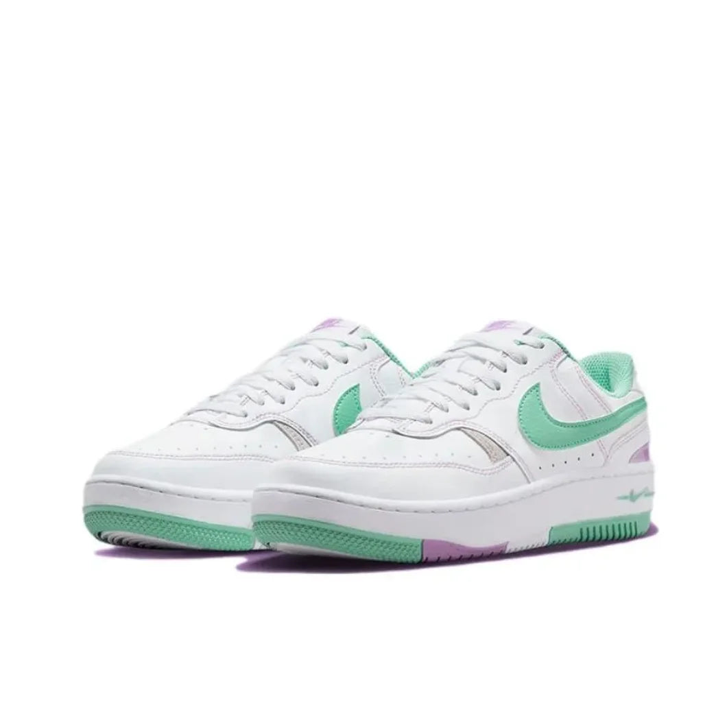 Nike branco verde colorway Gamma Force Sapatos de placa de baixa moda confortáveis antiderrapantes resistentes ao desgaste Modelos masculinos e femininos