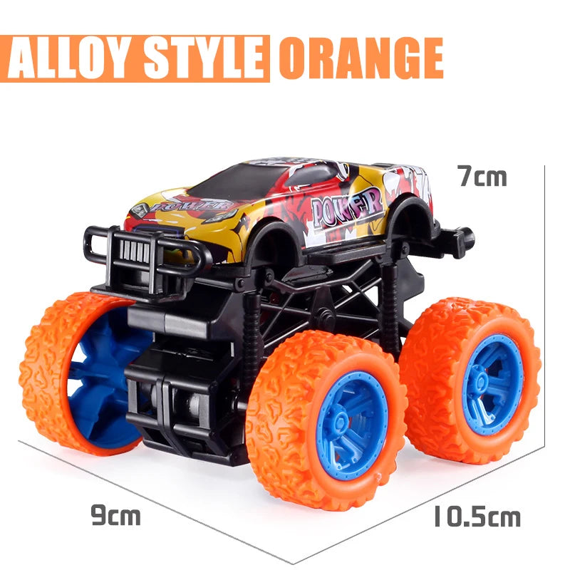 Puxe para trás o carro de brinquedo Rotação inercial do carro Veículo off-road com tração nas quatro rodas SUV Racing Power Car Toy CarGift para crianças