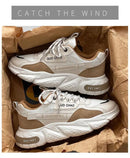 Sapatos masculinos novos tênis masculinos respiráveis de malha de verão quente sapatos casuais com sola grossa marca de orgasmo