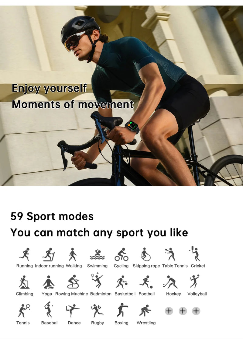 Relógio Inteligente 2025 para Mulheres, Tela Sensível ao Toque Completa, Chamada Bluetooth, À Prova d'Água, Relógio Fitness Esportivo, Smartwatch Lady Reloj Mujer