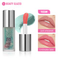 Gloss Labial Hidratante Beauty Glazed que Muda de Cor com a Temperatura, batom líquido de longa duração, gloss que aumenta os lábios, maquiagem para mulheres