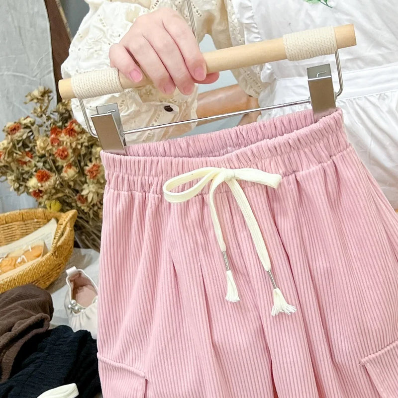 Calças para Bebês Meninos e Meninas 2024 Macacão de Bebê Simples para Meninos Legais Primavera e Outono Crianças Roupas Infantis Inferiores