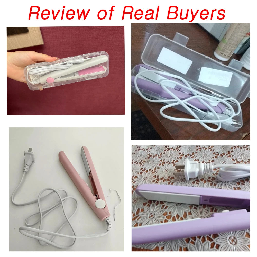 Nova Mini Prancha Alisadora de Cabelo Chapinha