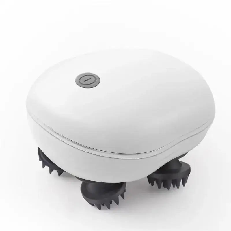 Massageador de Cabeça Mini Inteligente Profissional com Terapia de Luz Vermelha - Dispositivo à Prova d'Água para Cuidado do Couro Cabeludo, Relaxamento e Uso Doméstico