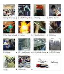 10 / 12MM Clustered Tennis Chain para Homens Colar Hip Hop Iced Out Zircônia Latão Rapper Rock Gargantilha Jóias