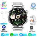 Para HUAWEI GT5 Pro GPS NFC Relógio Inteligente Masculino 360 * 360 Tela AMOLED Frequência cardíaca Bluetooth Chamada IP67 Homem à prova d'água Smartwatch 2024