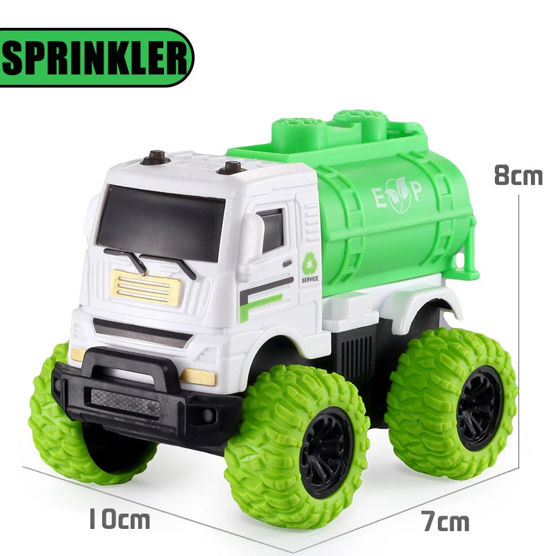Puxe para trás o carro de brinquedo Rotação inercial do carro Veículo off-road com tração nas quatro rodas SUV Racing Power Car Toy CarGift para crianças