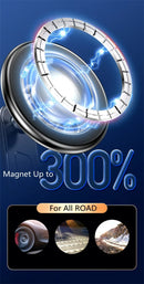 Suporte Magnético para Celular no Carro com Montagem para GPS - Suporte para iPhone 15 14 13 e Samsung Xiaomi Compatível com MagSafe