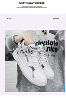 Primavera Outono Masculino Novo Estilo Tênis Vintage Moda Estudante Board Sapatos Casuais Sapatos de Cano Alto Sapatos de Fundo Grosso Respirável