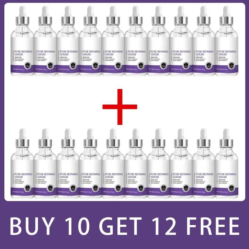 Poro Shrinking Serum Remoção de Rosto Grandes Poros Aperto Reparação Facial Poro Minimizando Essência Cuidados com a Pele Beleza Pele Firme