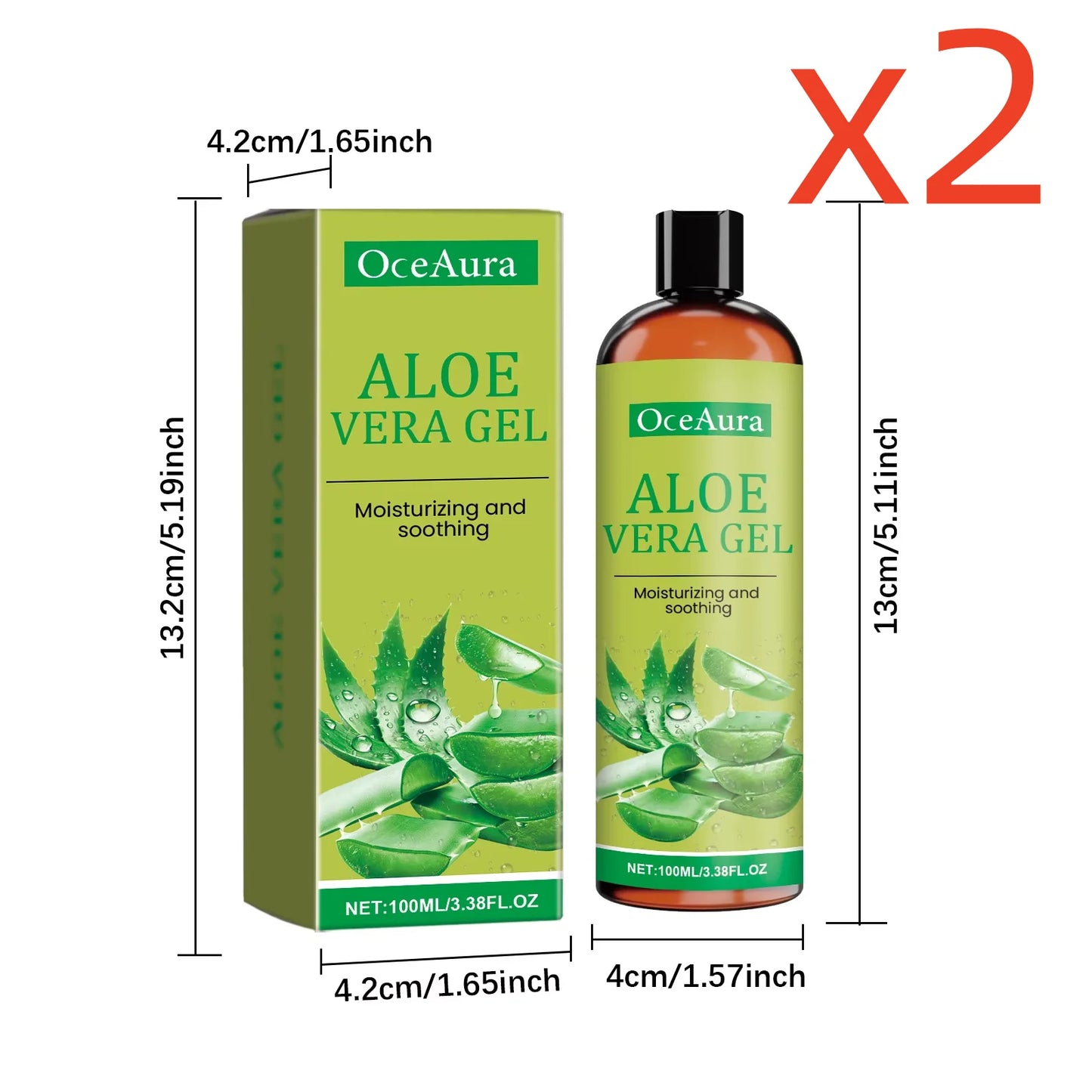 Gel de Aloe Vera Nutritivo Hidratante Suavizante Amaciante